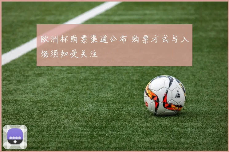 欧洲杯购票渠道公布 购票方式与入场须知受关注